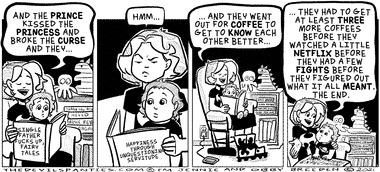 'Liz' is actually 3 and she said she wanted her shirt in the comic to be black with a red planet. 