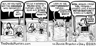 Of course it was, because womens health is painless
