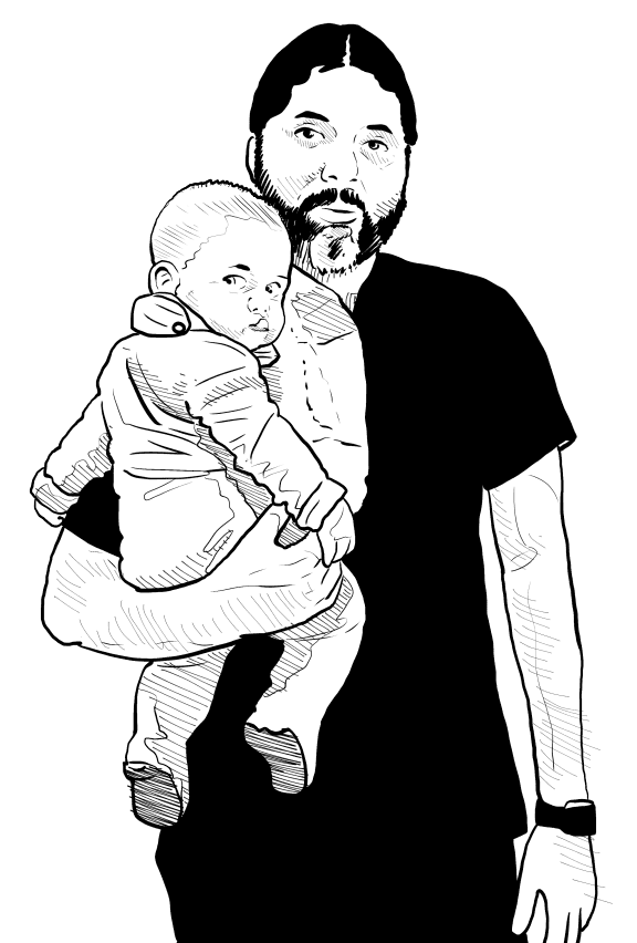 I love how babies default expression is distrust