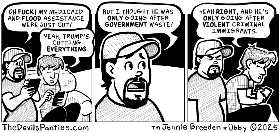 Because he considers the General Public as Waste. 