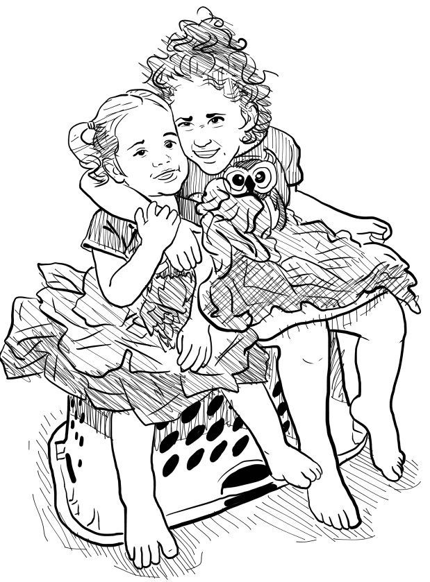 I got them matching dresses and then realized it was AI generated design and the dresses were crap